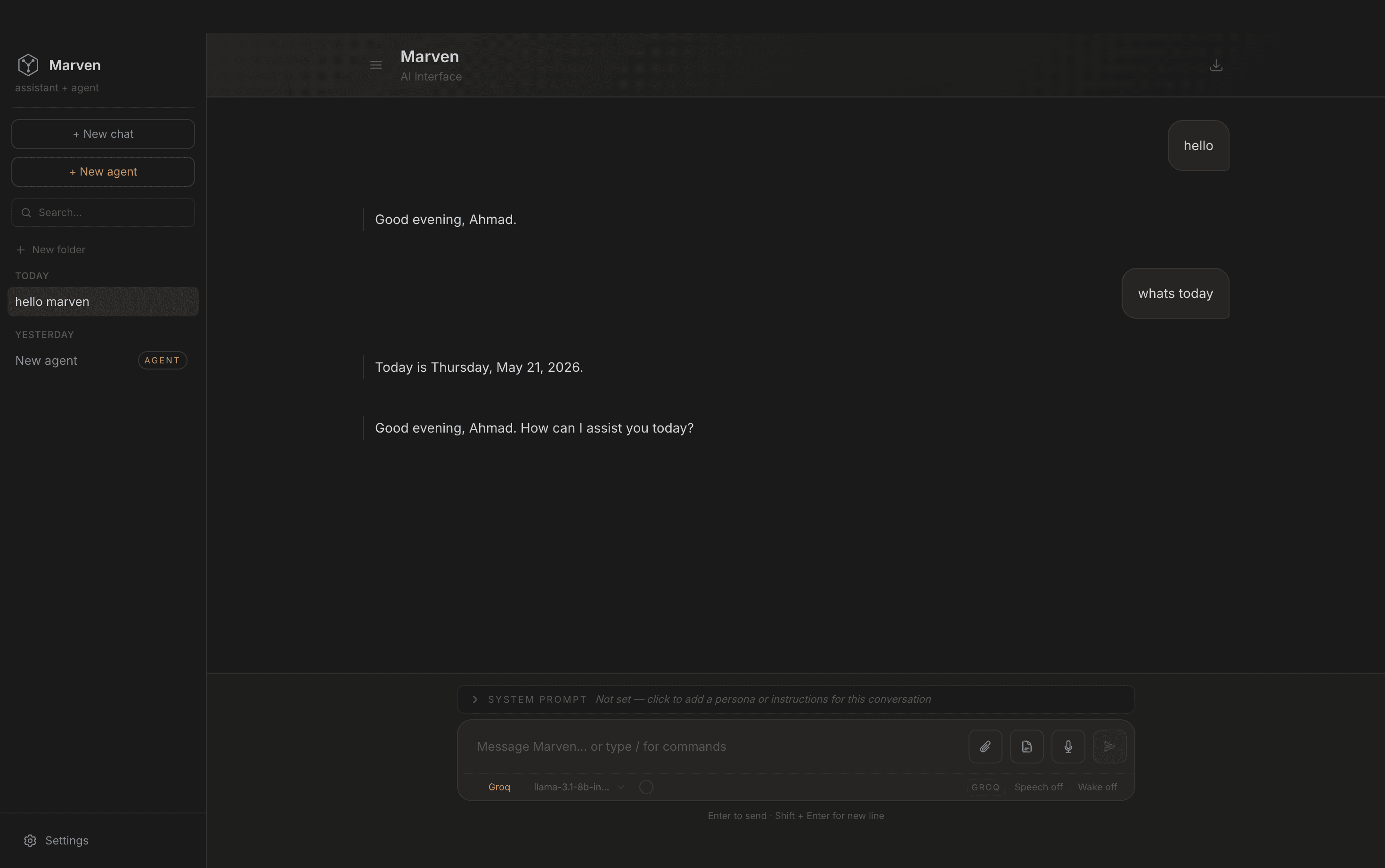 Marven screenshot